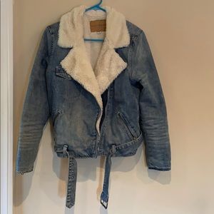 Moto Jean Jacket